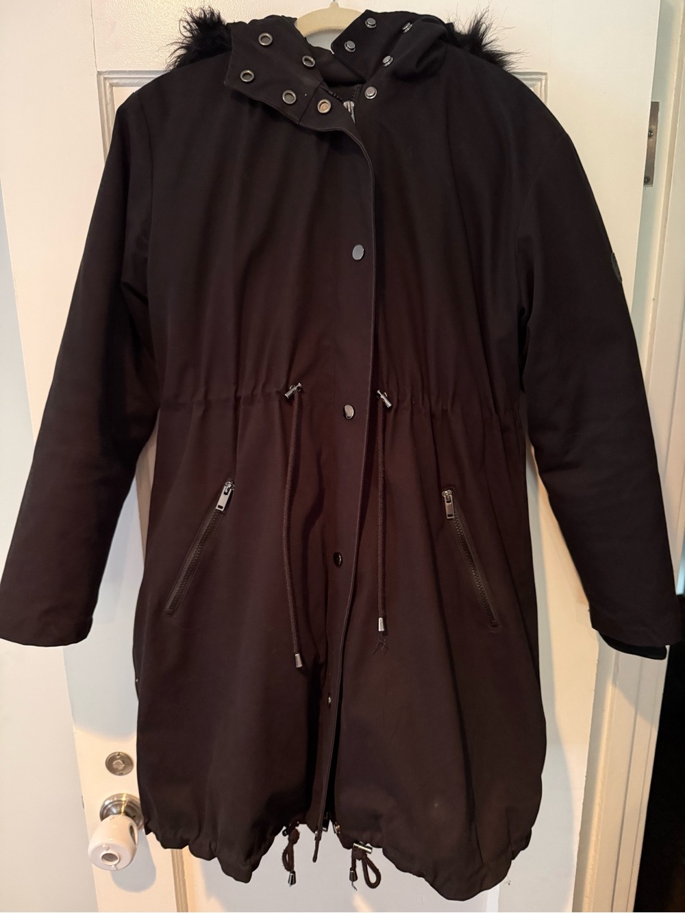 Seraphine Subzero Black 3-in-1 Maternity & Babywearing Parka size 8